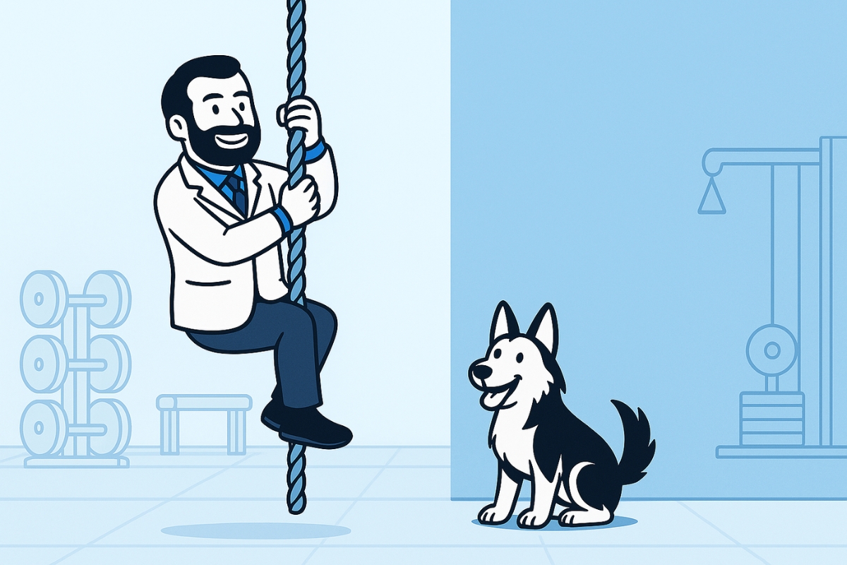 learnin the ropes rankvet illustration